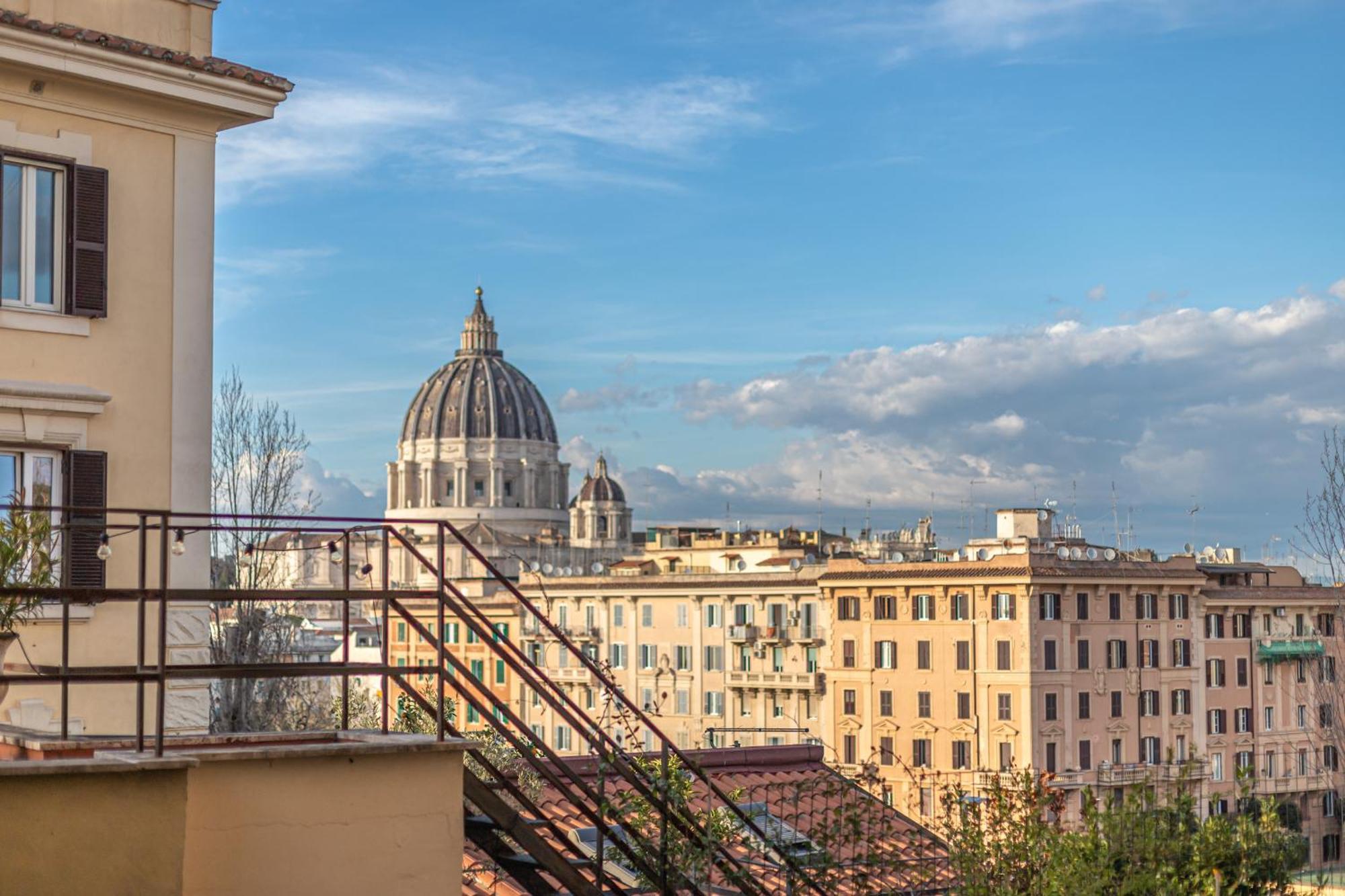 Apartmán San Pietro Panoramic View Řím Exteriér fotografie
