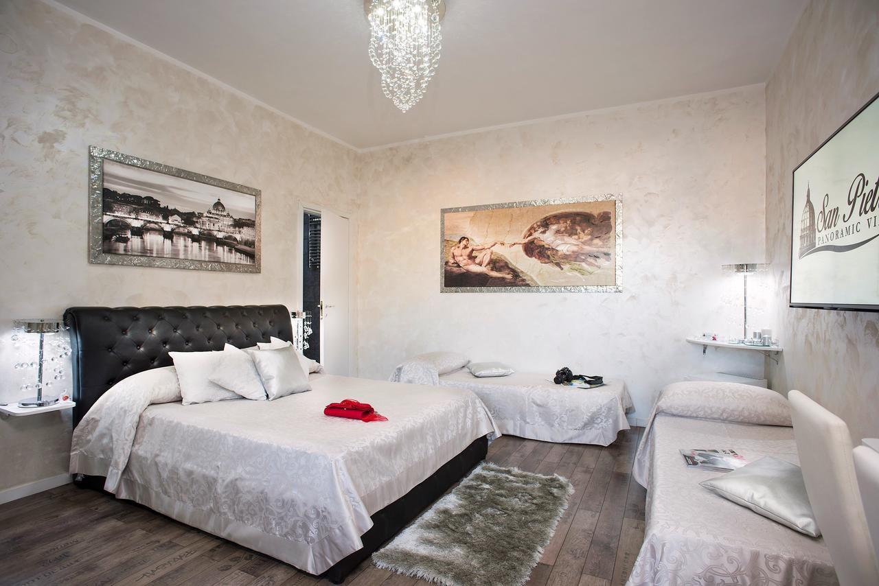 Apartmán San Pietro Panoramic View Řím Exteriér fotografie